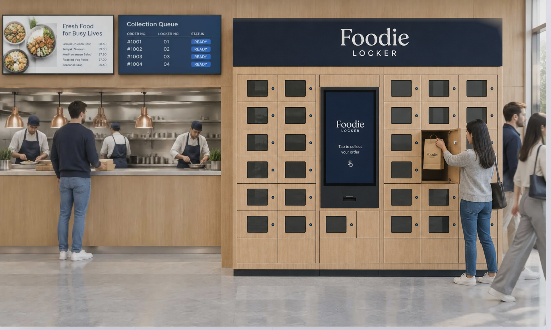 Foodie Locker for restaurants & takeaways